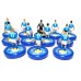 Subbuteo Andrew Table Soccer Dynamo Zagreb 2019-2020 Champions League kit on WSB Professional Bases